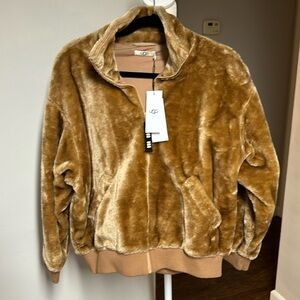 UGG teddy bear bomber jacket